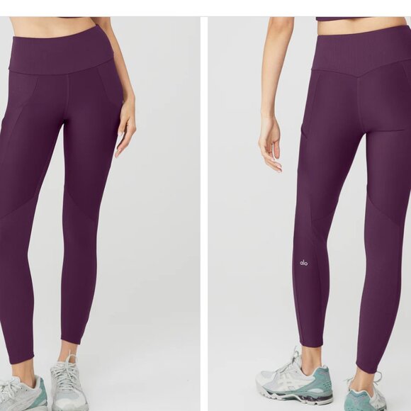 ALO Yoga Pants - ALO Yoga Purple Leggings